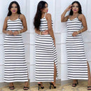 Vestido canelado de alcinha