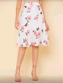 Saia Midi Floral Elegance