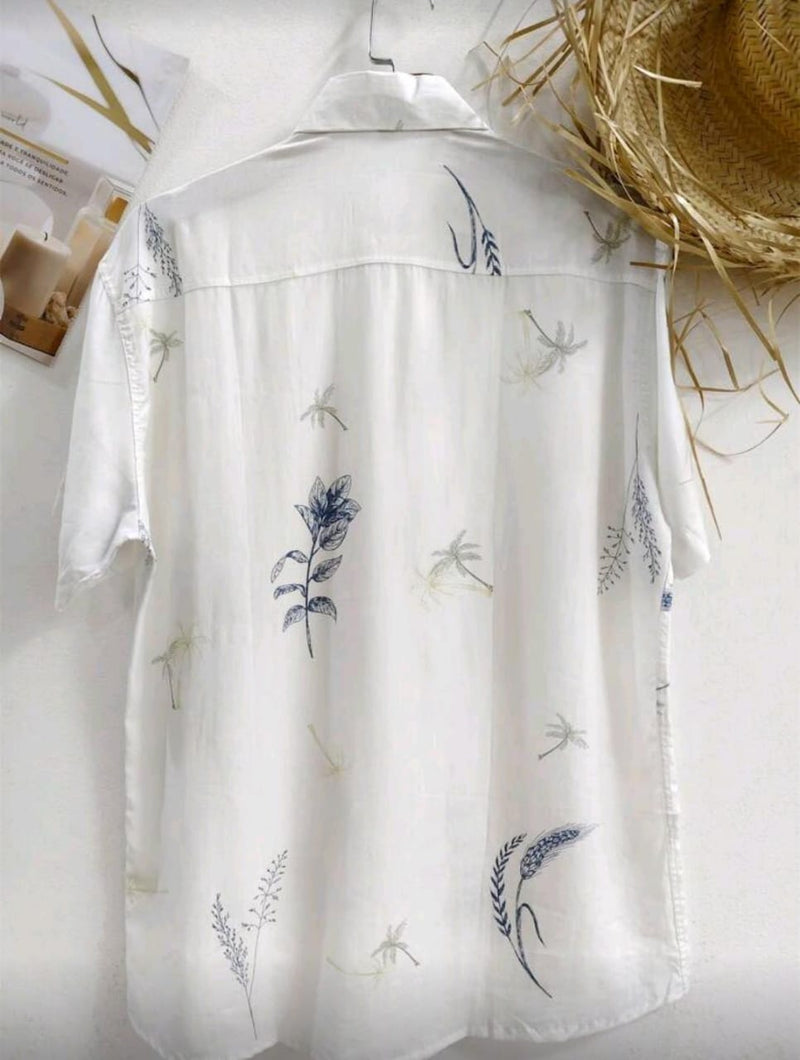 Camisa Masculina Estampada Verão