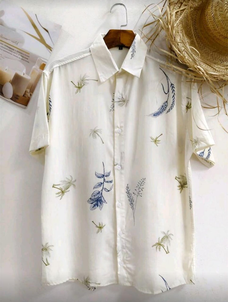 Camisa Masculina Estampada Verão