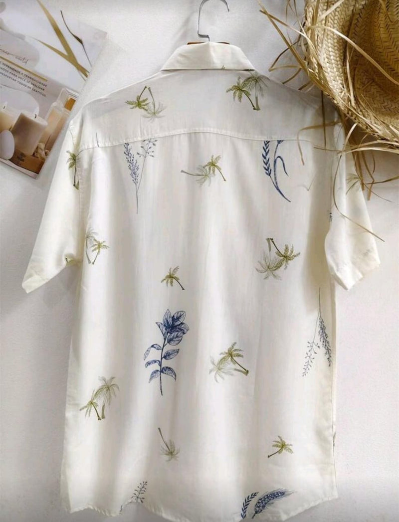 Camisa Masculina Estampada Verão