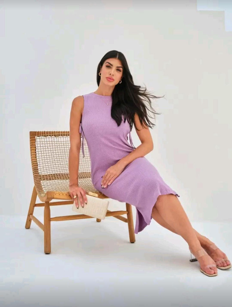 Vestido Feminino Canelado