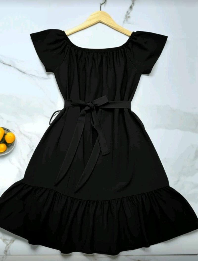 Vestido Ombro a Ombro Elegance