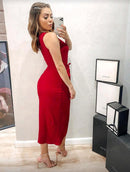 Vestido Midi Red Charm
