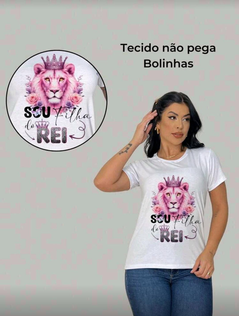 Camisa T-shirt “Sou Filha do Rei”