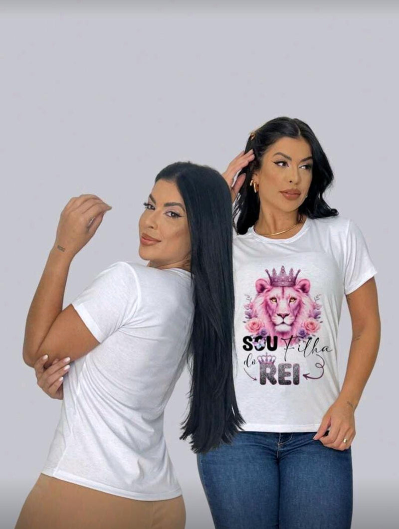 Camisa T-shirt “Sou Filha do Rei”