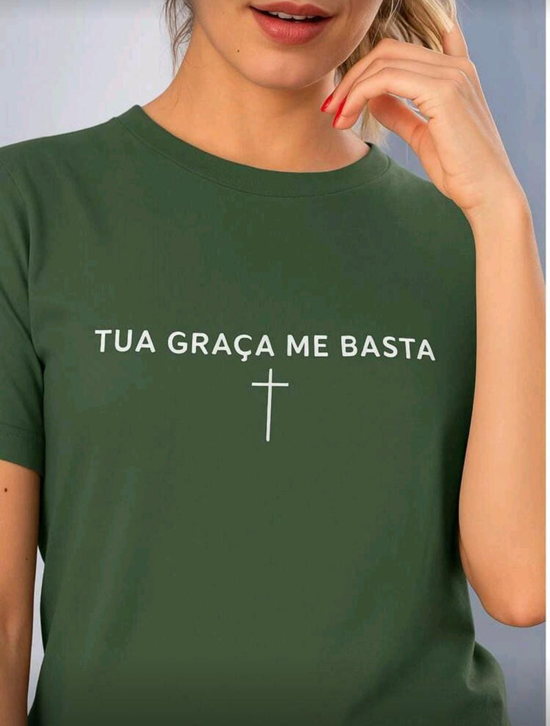 Camiseta “Tua Graça Me Basta”