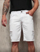 Bermuda Masculina Sarja Rasgada