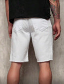 Bermuda Masculina Sarja Rasgada